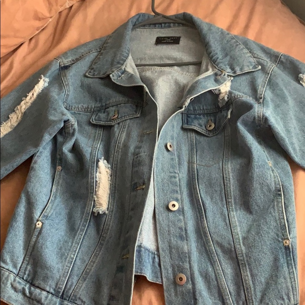 Denim jacket rarely worn